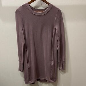 Athleta Dusty Purple Sweatshirt Dress